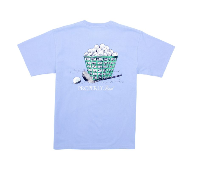 PROPERLY TIED LD BOYS BOYS RANGE SS LIGHT BLUE