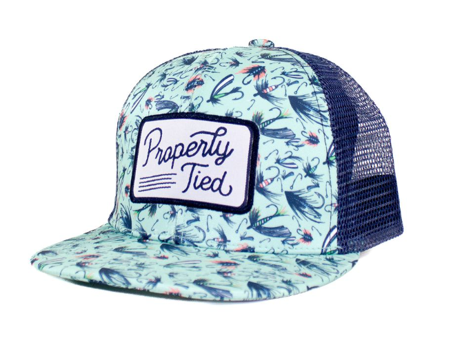 PROPERLY TIED LD SPORTSMAN TRUCKER HAT STAY FLY