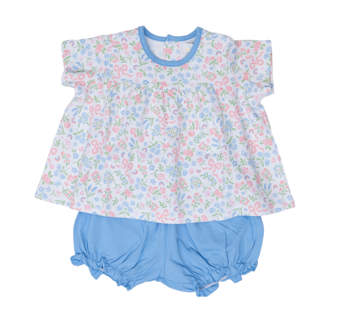 THE OAKS AVA DITSY BOW BLOOMER SET