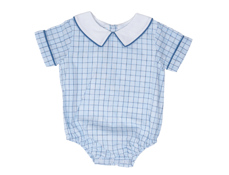 THE OAKS JAMES BLUE/NAVY PLAID BUBBLE