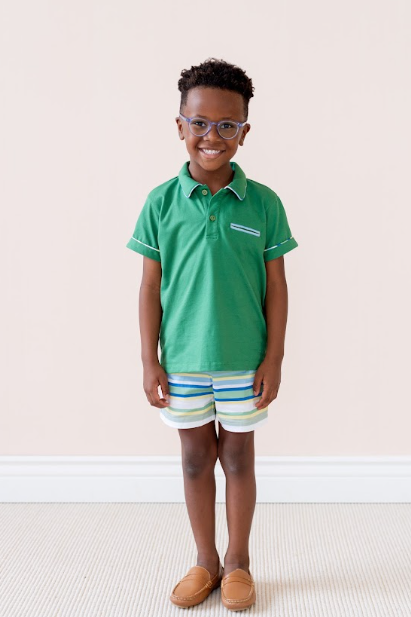 LA BOUTIQUE BY DONDALO SHANE BOYS POLO SET