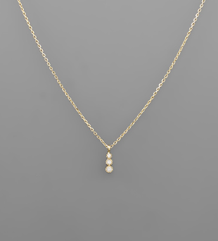 THREE DROP NECKLACE