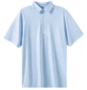 MERIPEX MICRO LIGHT BLUE/WHITE POLO