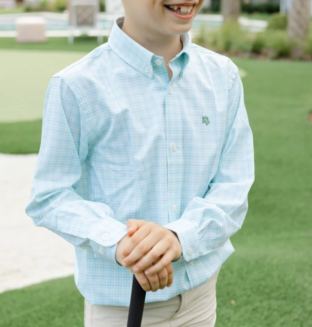 J. BAILEY PERFORMANCE BUTTON DOWN LAGOON