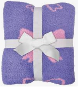 ISCREAM PRETTY BOWS COZY KNIT BLANKET