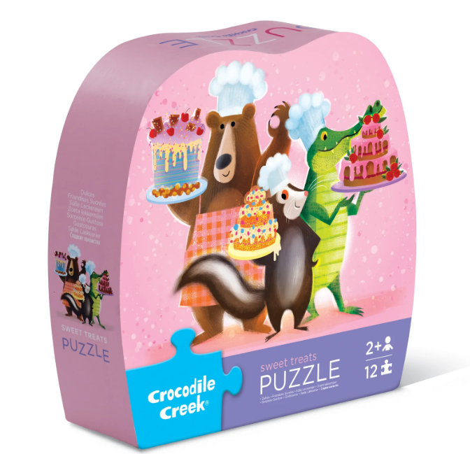 CROCODILE CREEK 12 PC MINI PUZZLE SWEET TREATS