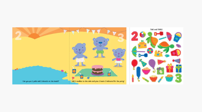 FIRST STICKER BOOK NUMBERS