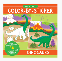 COLOR BY STICKER DINOSAURS