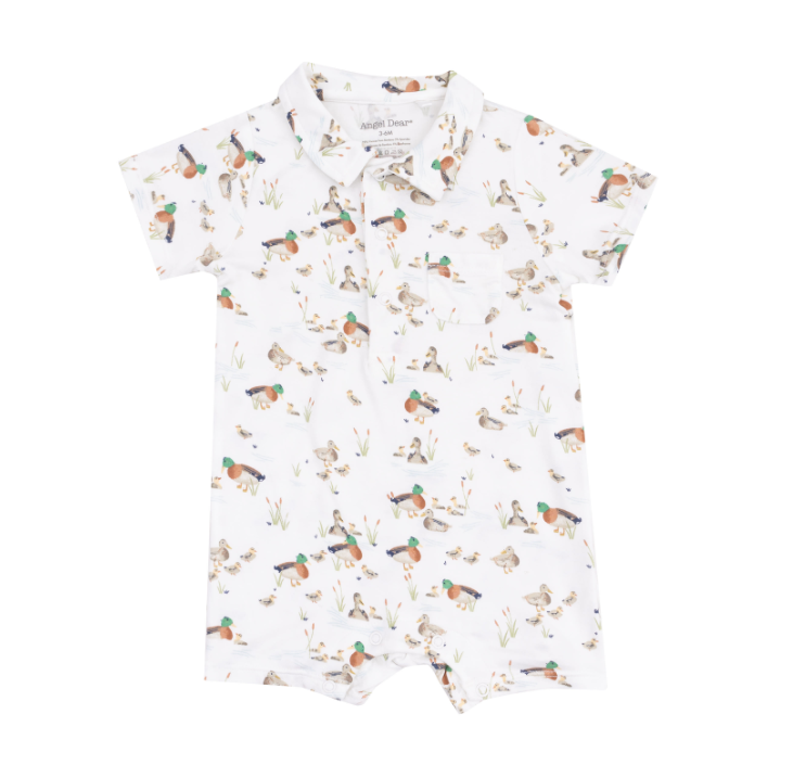 ANGEL DEAR DUCKLING FAMILIES POLO SHORTIE