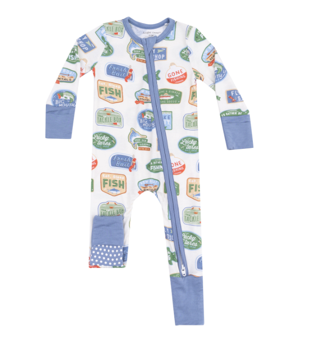 ANGEL DEAR SOFT BAIT SHOP 2 WAY ZIPPER ROMPER