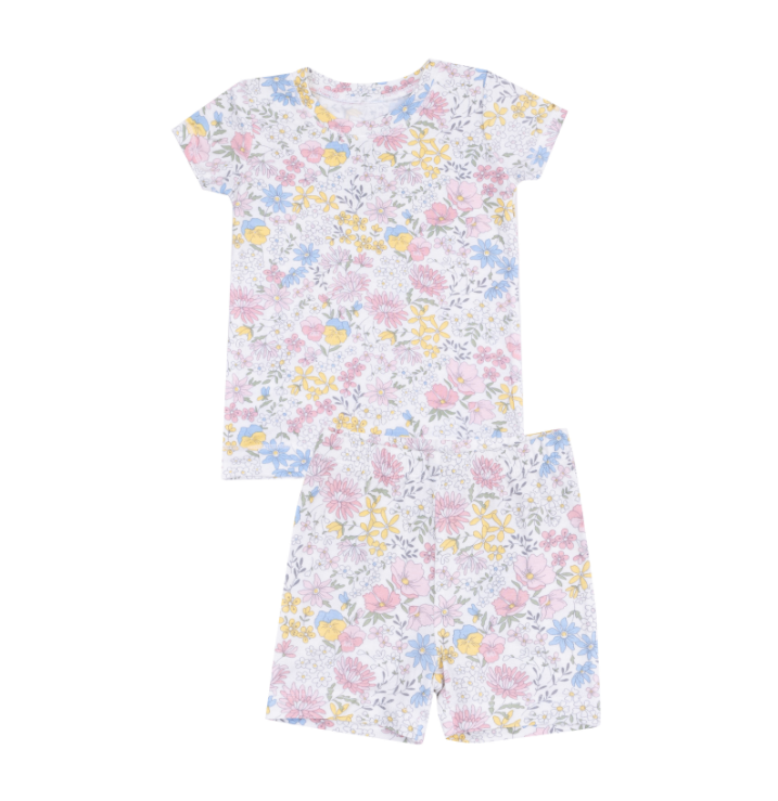 ANGEL DEAR VIOLA FLORAL LOUNGEWEAR SHORT SET