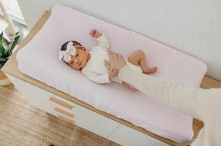 COPPER PEARL BLOSSOM PREMIUM CHANGING PAD COVER