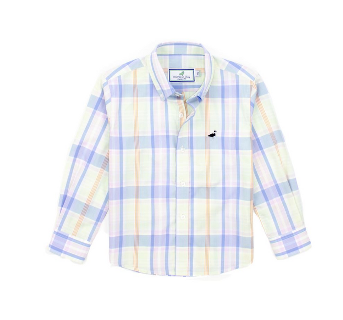 PROPERLY TIED LD BOYS SEASONAL SPORTSHIRT SEABREEZE