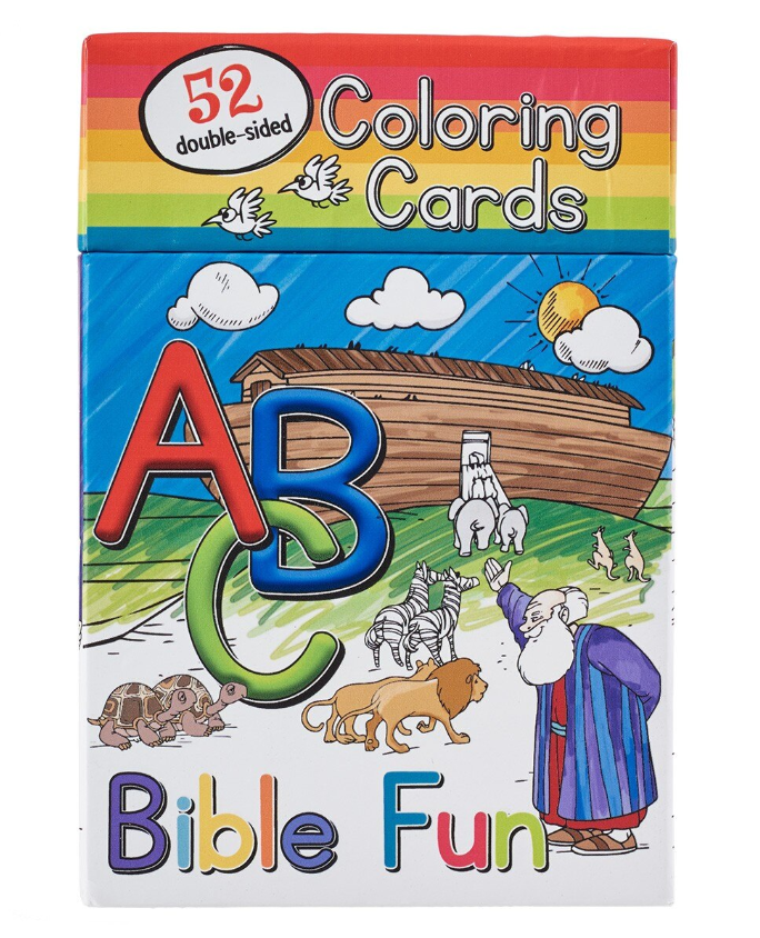 52 ABC BIBLE FUN COLORING CARDS