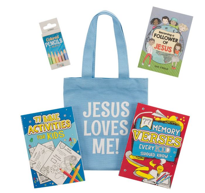 BLUE CHURCH ACTIVITY KIT FOR KIDS