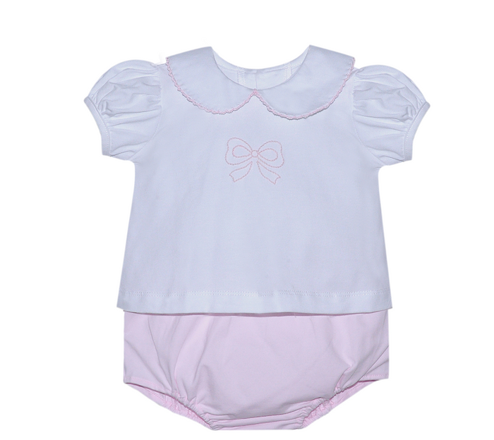 BABY SEN BOW DIAPER SET