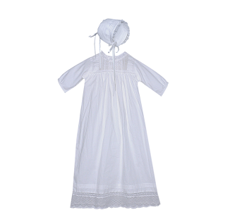 BABY SEN WHITE WESLEY CHRISTENING GOWN