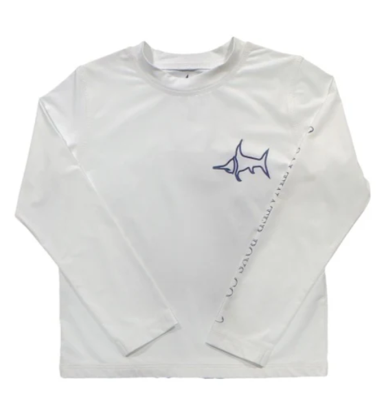 SALTWATER BOYS TYBEE RASHGUARD WHITE