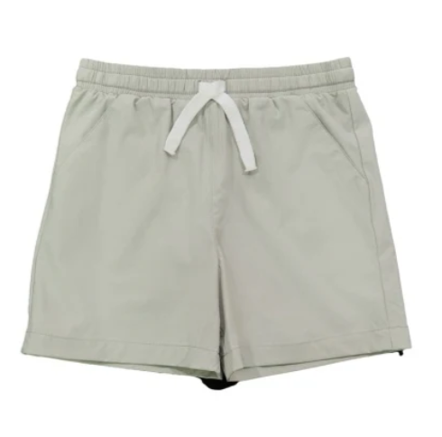 SALTWATER BOYS TOPSAIL PERFORMANCE SHORT LIGHT GREY