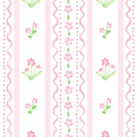 JAMES & LOTTIE ROSIE BUBBLE PINK FLORAL SCALLOP