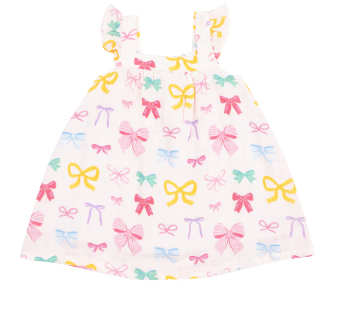 ANGEL DEAR COLORFUL BOWS SUNDRESS