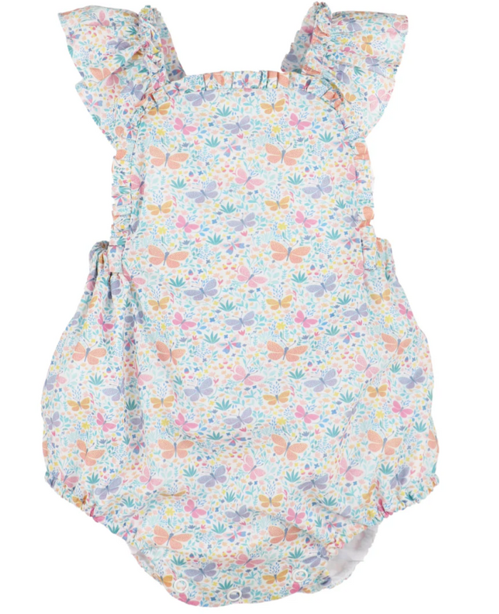 SOPHIE & LUCAS BUTTERFLY VINTAGE OVERALL PRINT