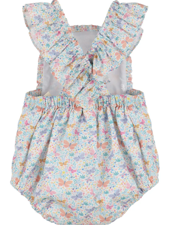 SOPHIE & LUCAS BUTTERFLY VINTAGE OVERALL PRINT