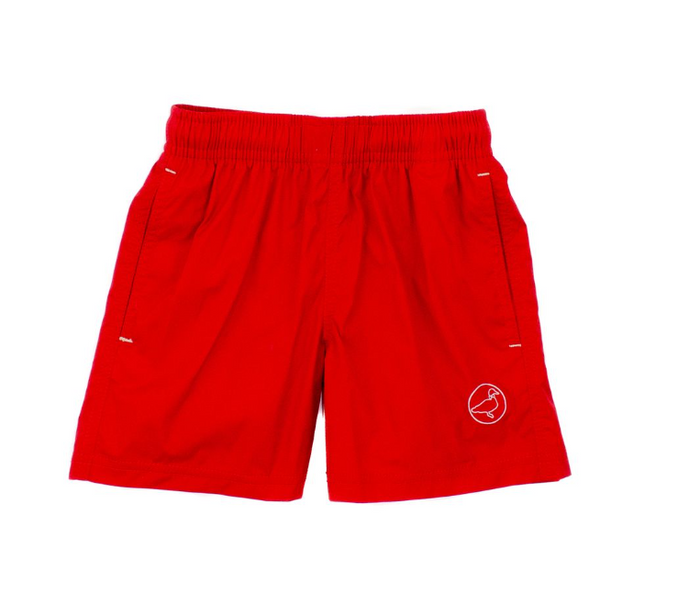 PROPERLY TIED BOYS DRIFTER SHORT RED