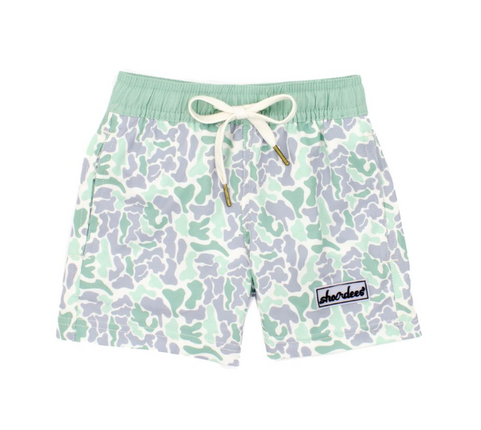 PROPERLY TIED BOYS SHORDEES SWIM SAGE CAMO