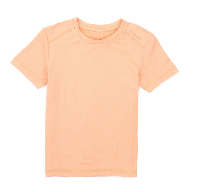 PROPERLY TIED LD BOYS RAVINE TEE SALMON