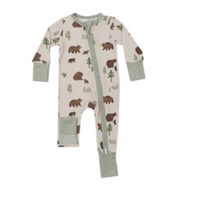 ANGEL DEAR SWEET BROWN BEAR 2 WAY ZIPPER ROMPER