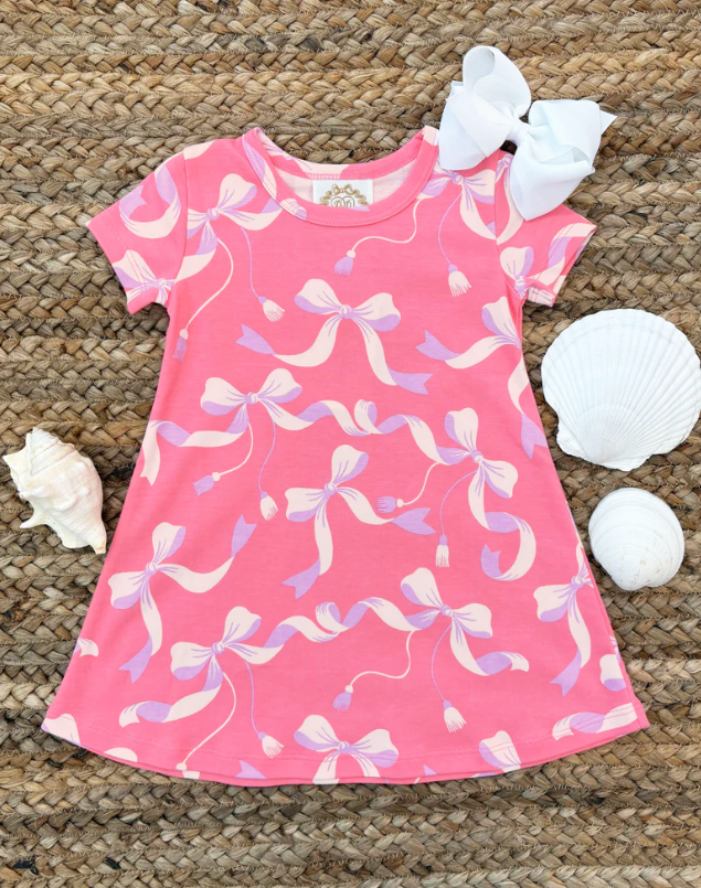 TBBC POLLY PLAY DRESS BAGLEY BOWS