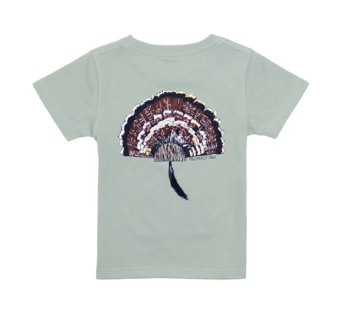 PROPERLY TIED LD BOYS TURKEY MOUNT SS CHROME GREY