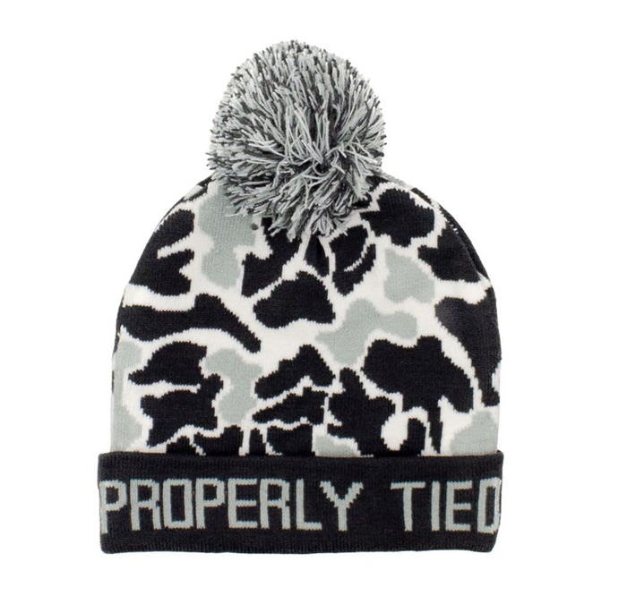 PROPERLY TIED BOYS BREAK BEANIE POLAR CAMO