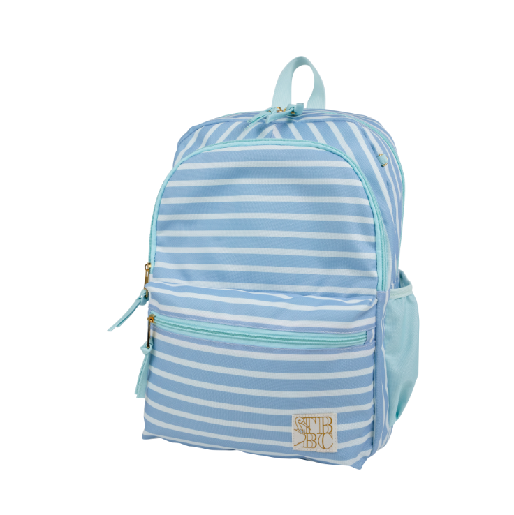 TBBC DON'T FORGET YOUR BACKPACK SARASOTA SKY STRIPE/SEA ISLAND SEAFOAM