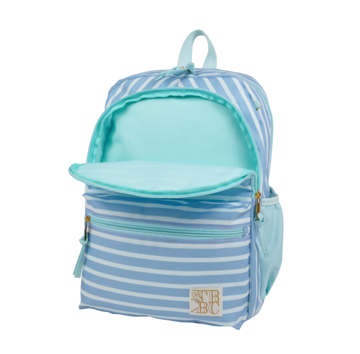 TBBC DON'T FORGET YOUR BACKPACK SARASOTA SKY STRIPE/SEA ISLAND SEAFOAM