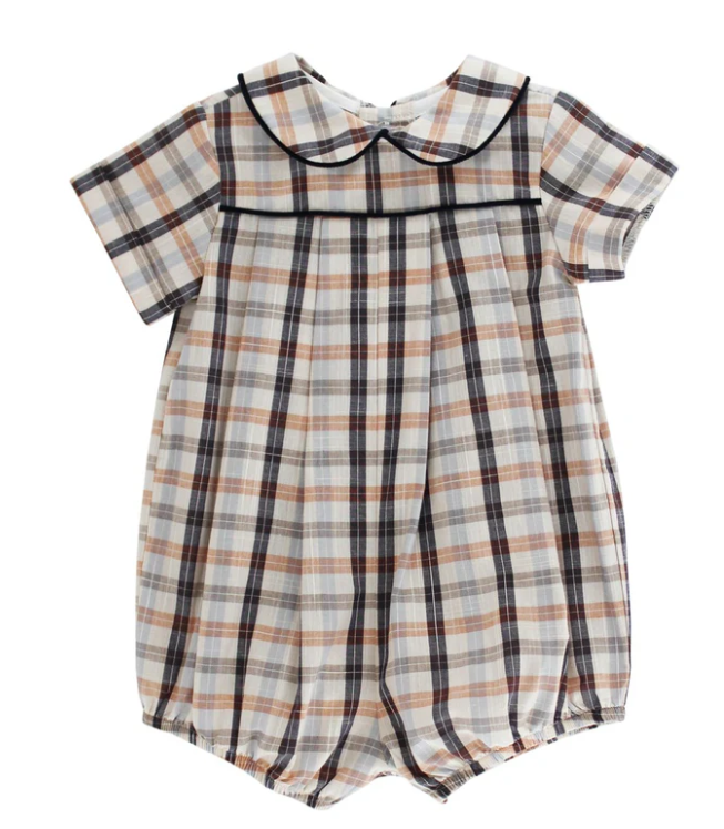 BAILEY BOYS CHARLESTON PLAID DRESSY BUBBLE SHORT