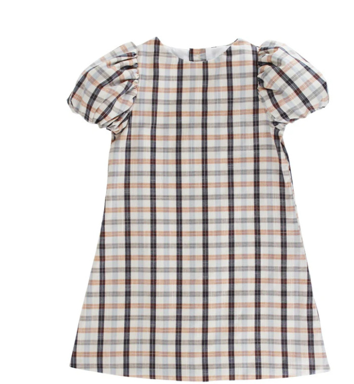BAILEY BOYS CHARLESTON PLAID ALINE DRESS