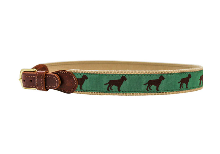 BAILEY BOYS BELT CHOCOLATE LAB