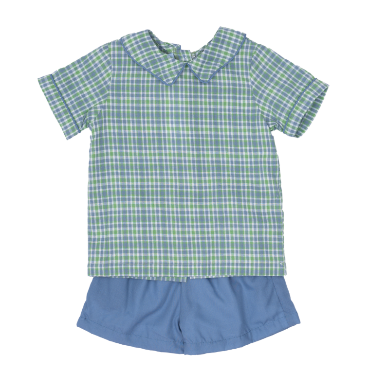 THE OAKS JOHN SET BLUEGRASS PLAID