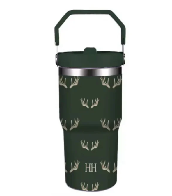 HAMNER HILL ANTLER STRAW CUP