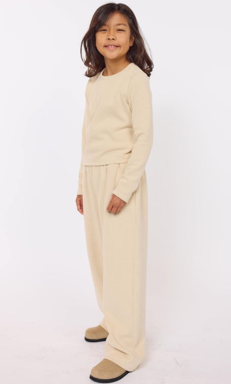 SADIE AND SAGE RELAXED KNIT SET OATMEAL