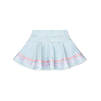 SET ATHLEISURE CALLIE SKORT COTTON CANDY BLUE, COTTON CANDY PINK, PETAL PURPLE MINIGINGHAM