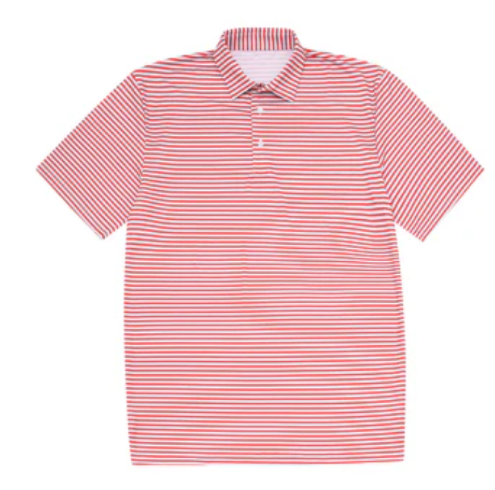 MERIPEX YOUTH RED/WHITE POLO