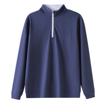 MERIPEX YOUTH NAVY 1/4 ZIP PULLOVER