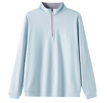 MERIPEX YOUTH SKY BLUE 1/4 ZIP PULLOVER