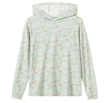MERIPEX YOUTH MARSH CAMO LIGHT WEIGHT HOODIE