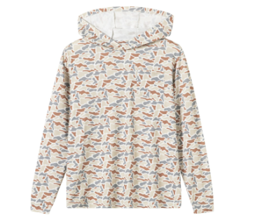 MERIPEX YOUTH WOODLAND CAMO LIGHT WEIGHT HOODIE