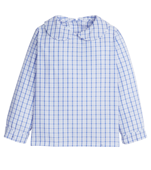 LITTLE ENGLISH PETER PAN SHIRT WOODBERRY PLAID