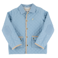 TBBC CALDWELL QUILTED COAT BARRINGTON BLUE